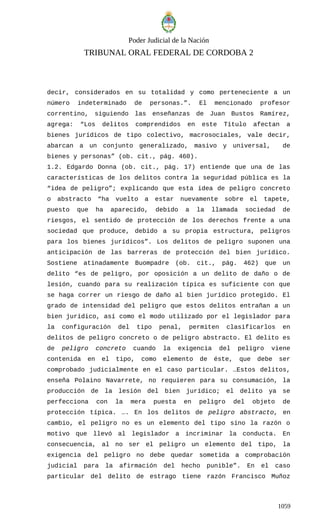 Sentencia rio tercero