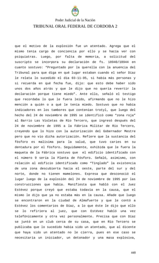 Sentencia rio tercero