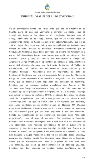 Sentencia rio tercero