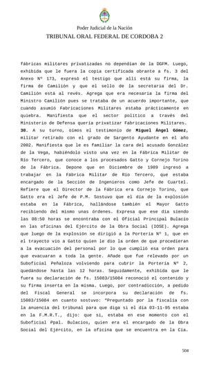 Sentencia rio tercero