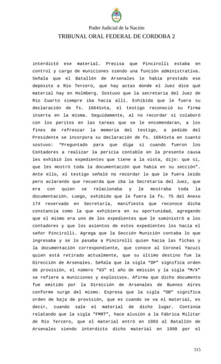 Sentencia rio tercero