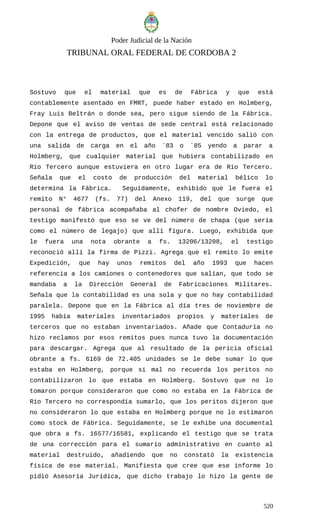 Sentencia rio tercero