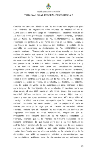 Sentencia rio tercero