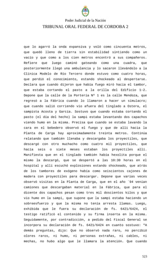 Sentencia rio tercero