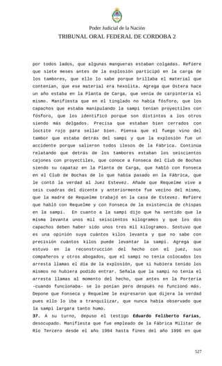 Sentencia rio tercero