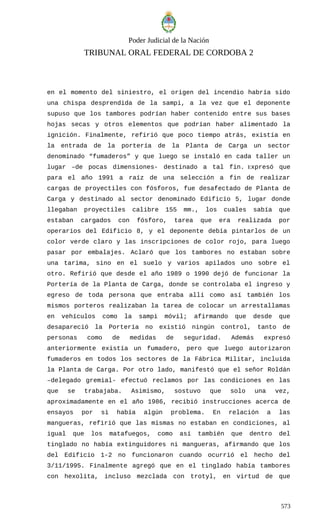 Sentencia rio tercero