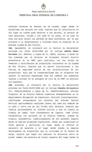 Sentencia rio tercero