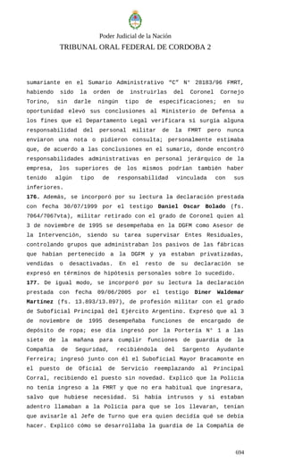 Sentencia rio tercero