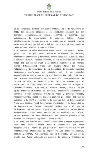 Sentencia rio tercero