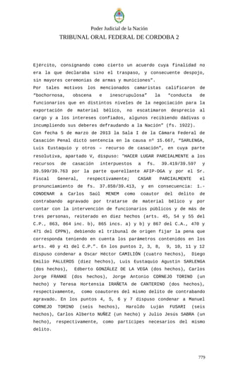 Sentencia rio tercero