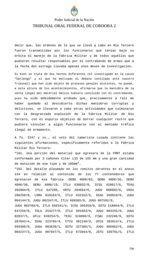 Sentencia rio tercero