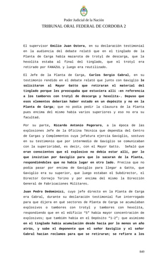 Sentencia rio tercero