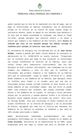 Sentencia rio tercero