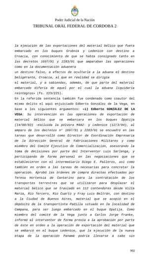 Sentencia rio tercero