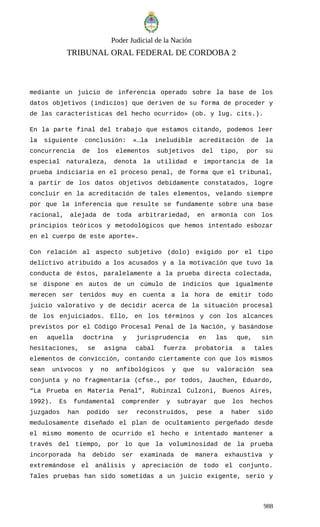 Sentencia rio tercero