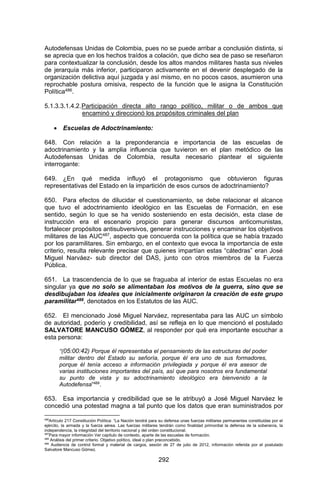 Sentencia Bloque Catatumbo