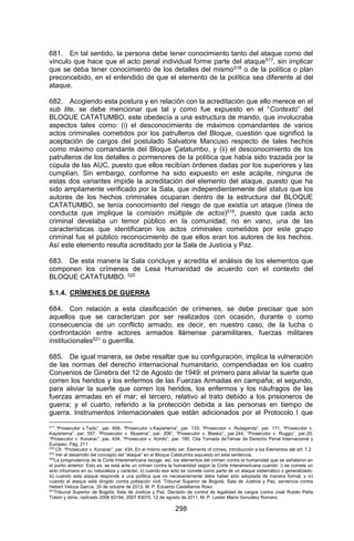 Sentencia Bloque Catatumbo