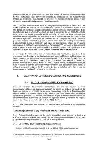 Sentencia Bloque Catatumbo