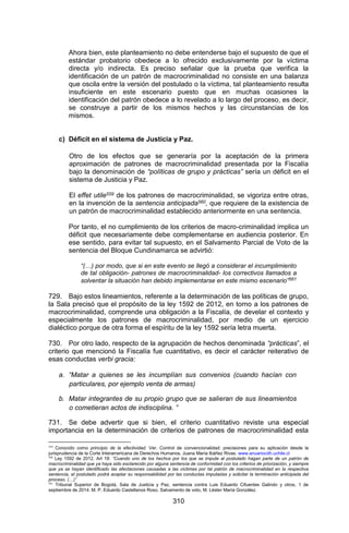 Sentencia Bloque Catatumbo