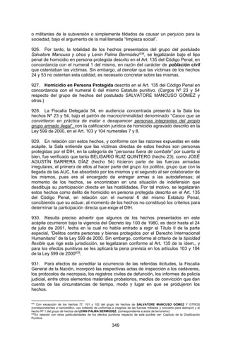 Sentencia Bloque Catatumbo