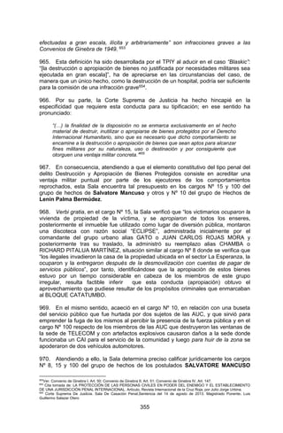 Sentencia Bloque Catatumbo