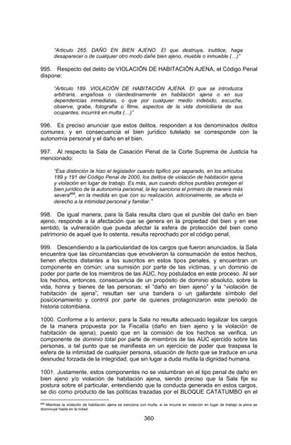 Sentencia Bloque Catatumbo