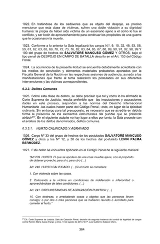 Sentencia Bloque Catatumbo