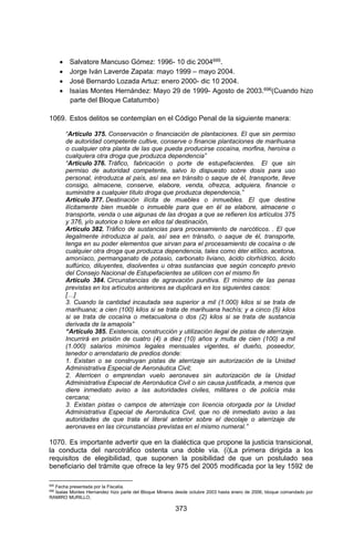 Sentencia Bloque Catatumbo