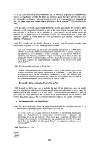 Sentencia Bloque Catatumbo