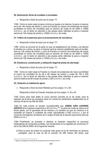 Sentencia Bloque Catatumbo