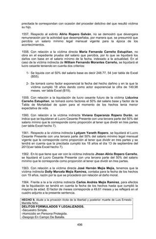 Sentencia Bloque Catatumbo