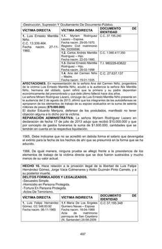 Sentencia Bloque Catatumbo