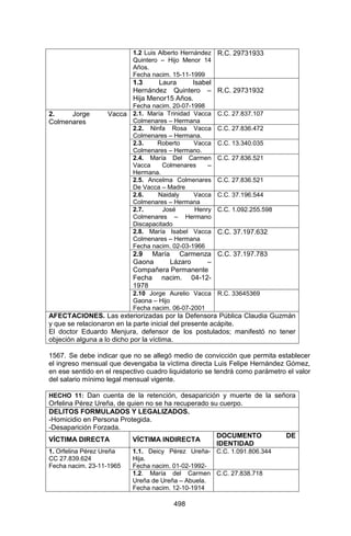 Sentencia Bloque Catatumbo