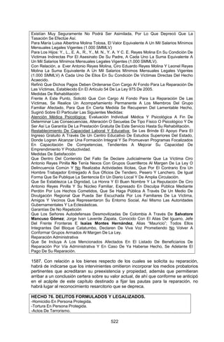 Sentencia Bloque Catatumbo