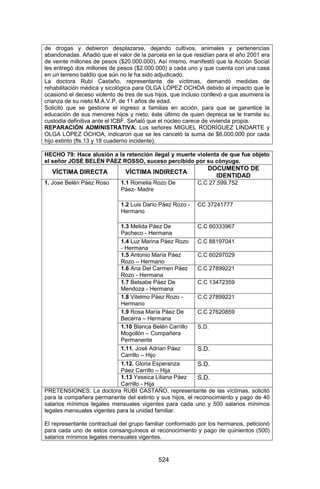 Sentencia Bloque Catatumbo