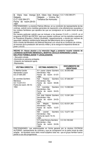 Sentencia Bloque Catatumbo