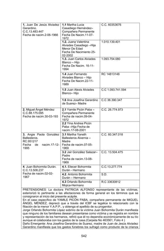 Sentencia Bloque Catatumbo