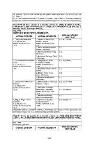 Sentencia Bloque Catatumbo