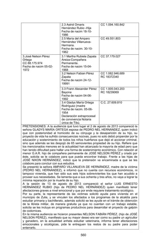 Sentencia Bloque Catatumbo