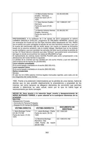 Sentencia Bloque Catatumbo