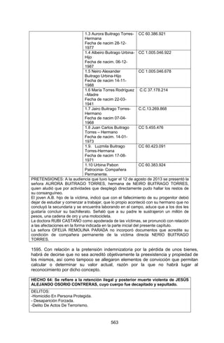 Sentencia Bloque Catatumbo