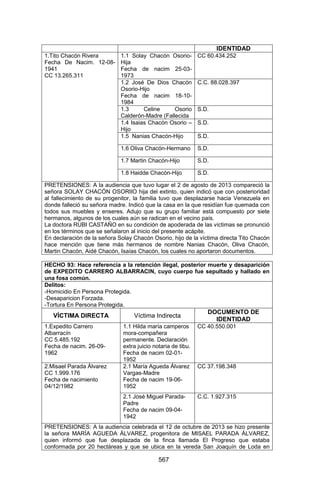 Sentencia Bloque Catatumbo