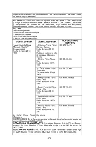 Sentencia Bloque Catatumbo