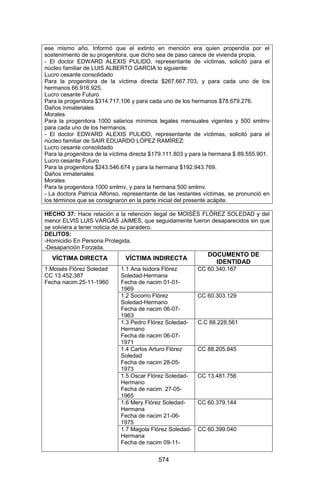 Sentencia Bloque Catatumbo