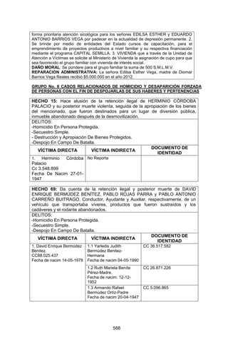 Sentencia Bloque Catatumbo