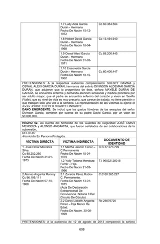 Sentencia Bloque Catatumbo