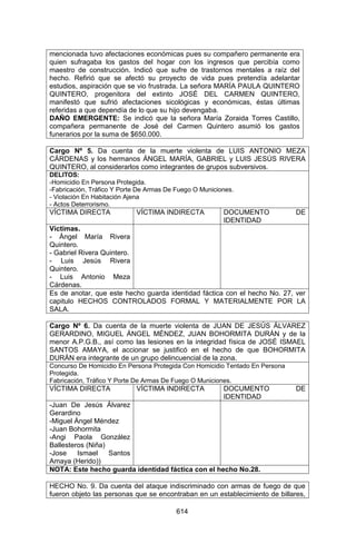 Sentencia Bloque Catatumbo