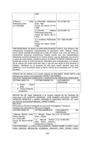 Sentencia Bloque Catatumbo