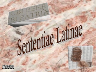Sententiae latinae PPT