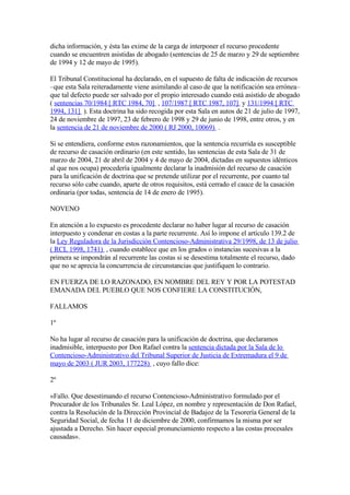 Sententzia 9.Ariketa Oa